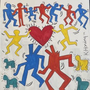 A Study of Keith Haring by Kirk Peters