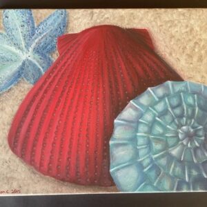 Scarlet Scallop by Sharon Chamberland